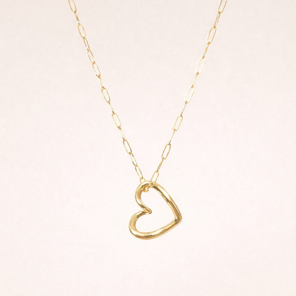 Open Heart Necklace