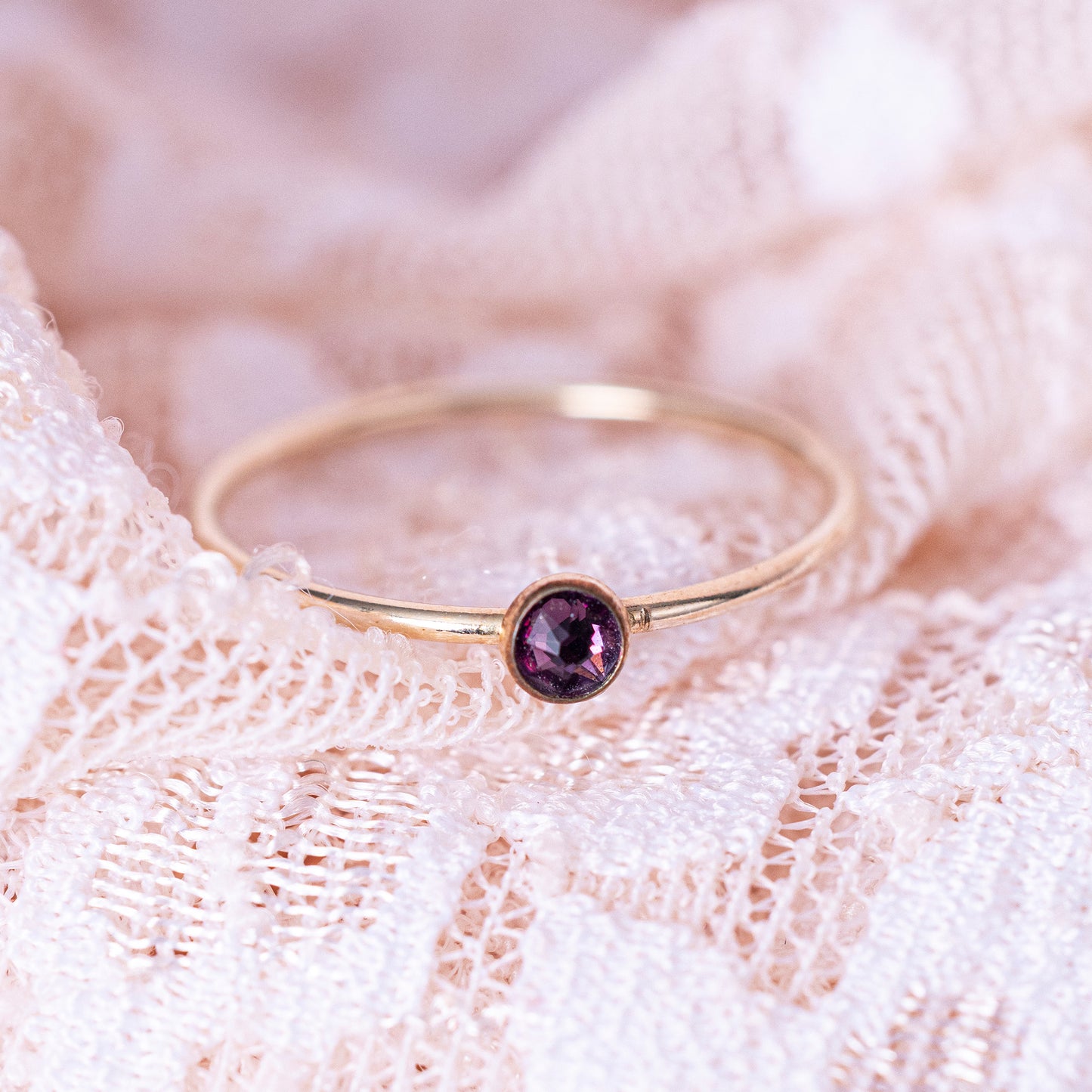 3 mm Birthstone Rings