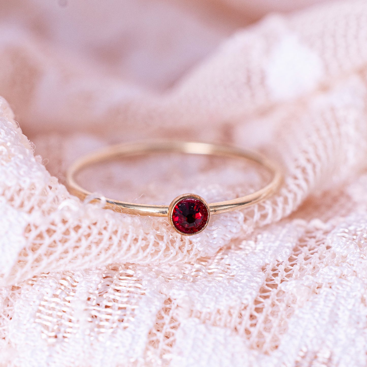 3 mm Birthstone Rings