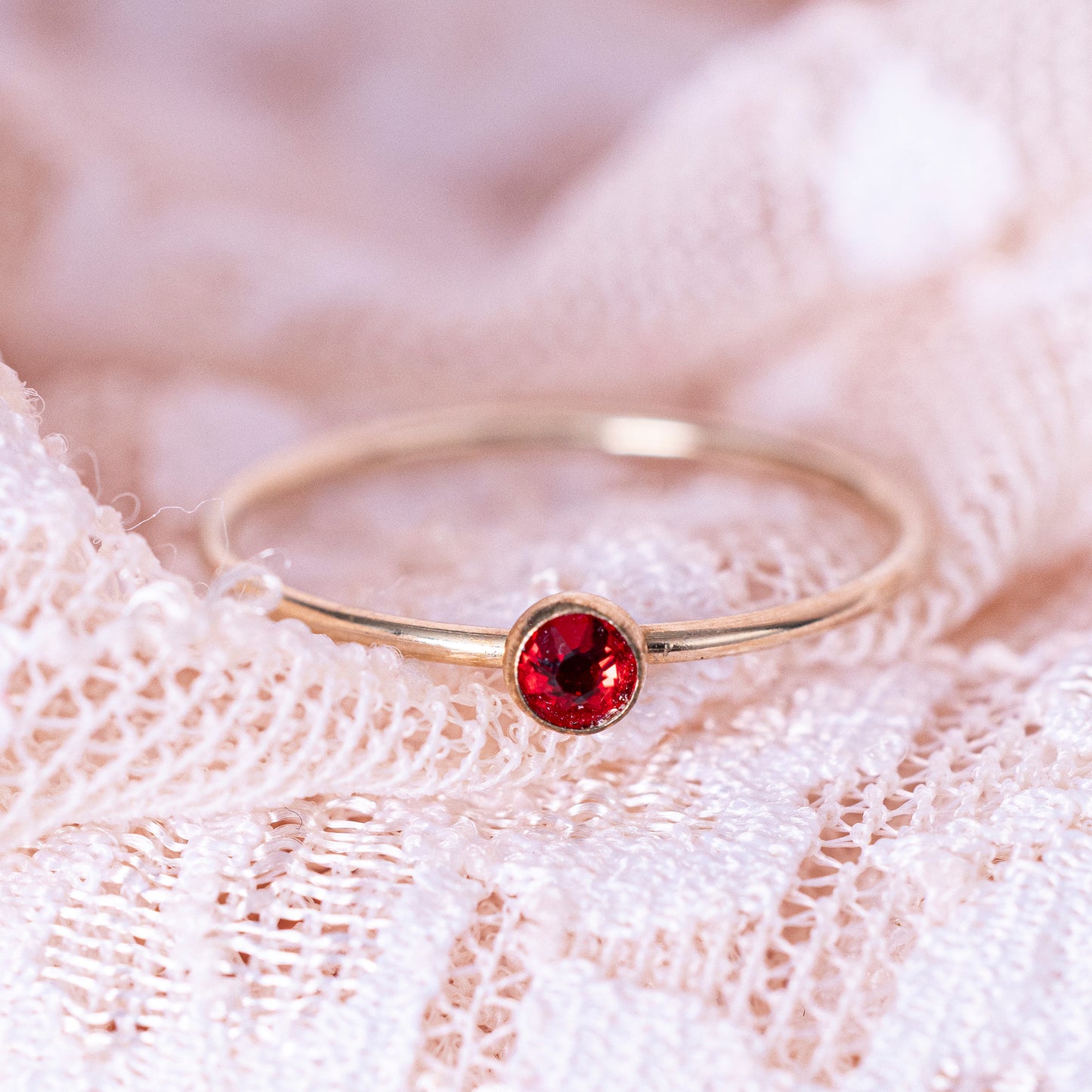 3 mm Birthstone Rings