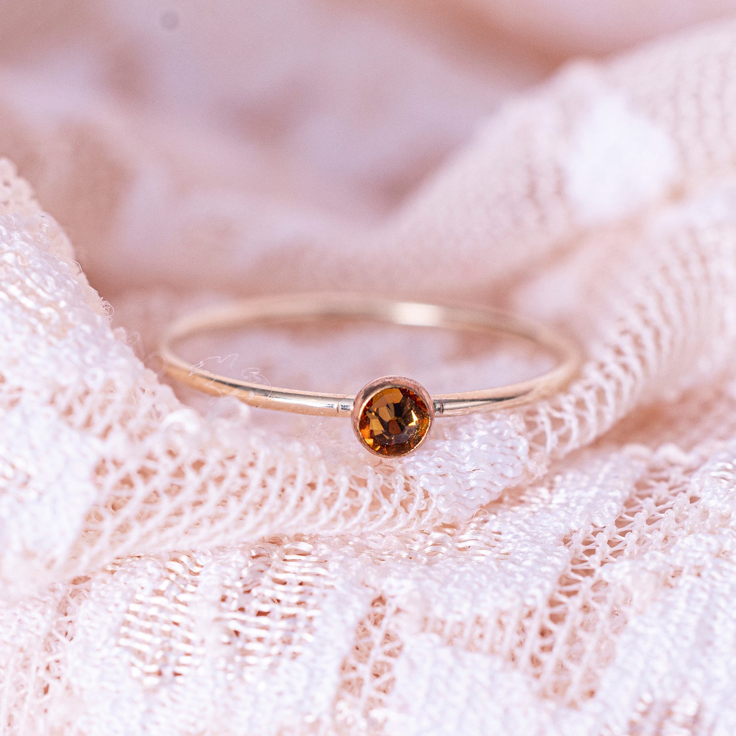 3 mm Birthstone Rings