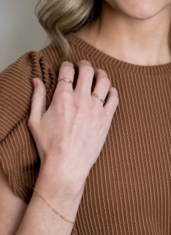 Open Circle Ring