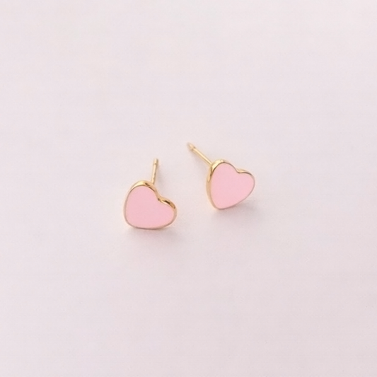 Heart Enamel Posts