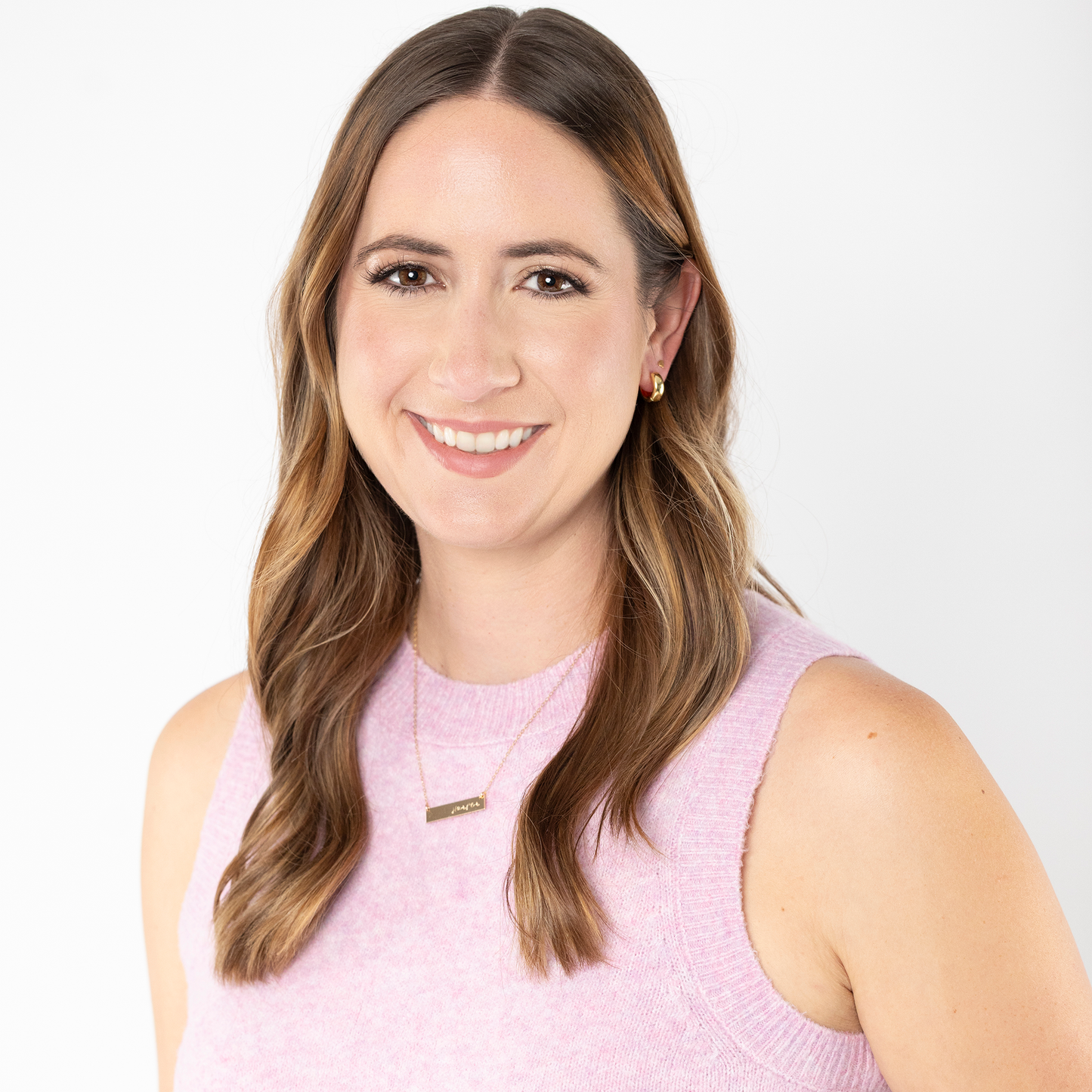 Bar Necklace (Script Font)