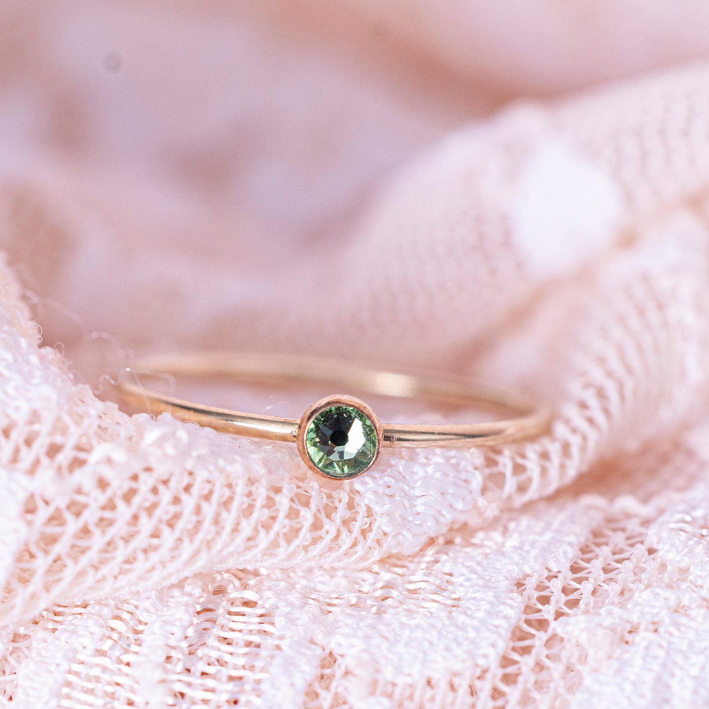 3 mm Birthstone Rings