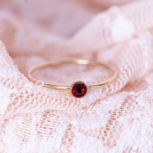 3 mm Birthstone Rings