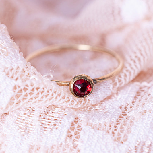 4 mm Birthstone Rings