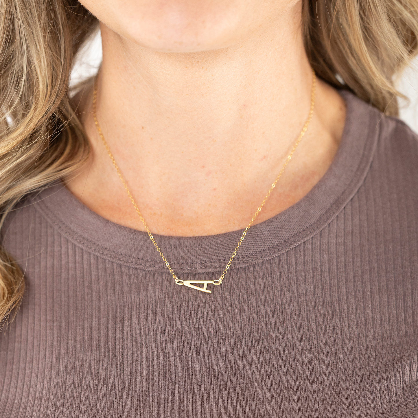 Connected Letter Necklace