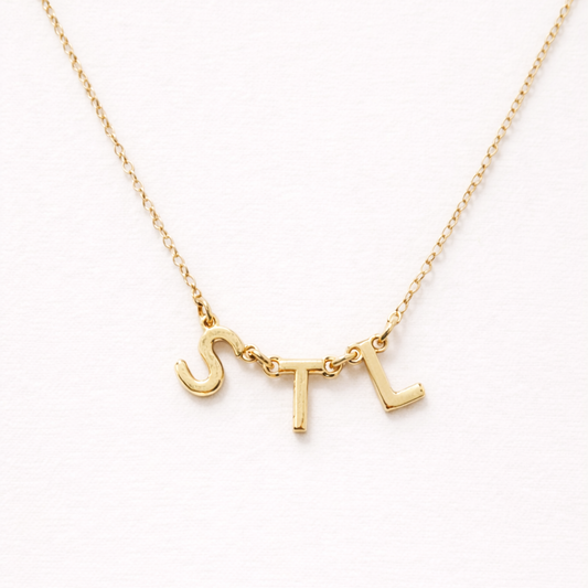 STL Charm Necklace