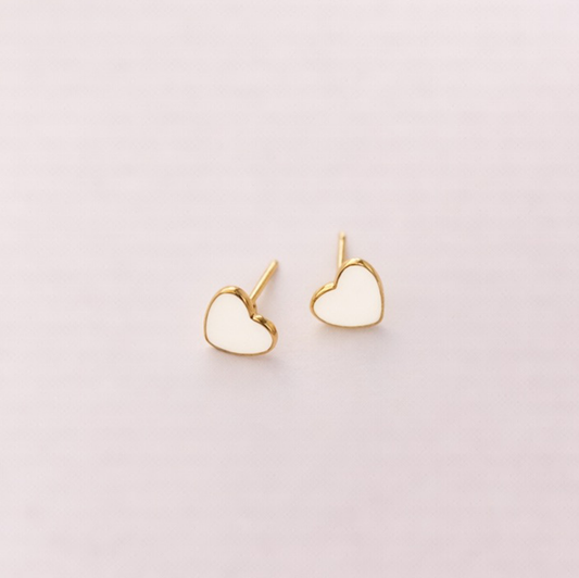 Heart Enamel Posts